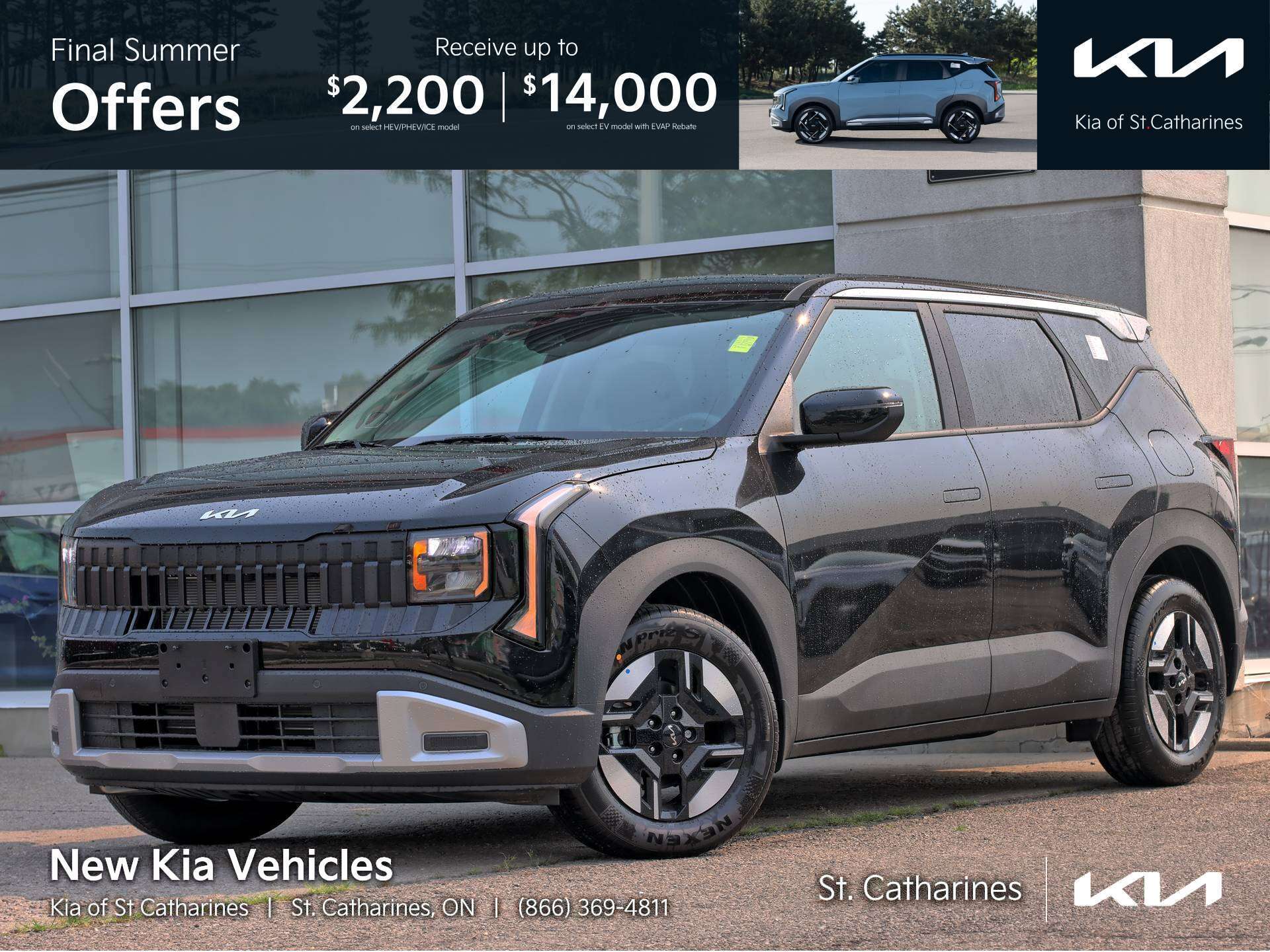 Black 2027 Kia Seltos SUV / Crossover Front-Wheel Drive Automatic