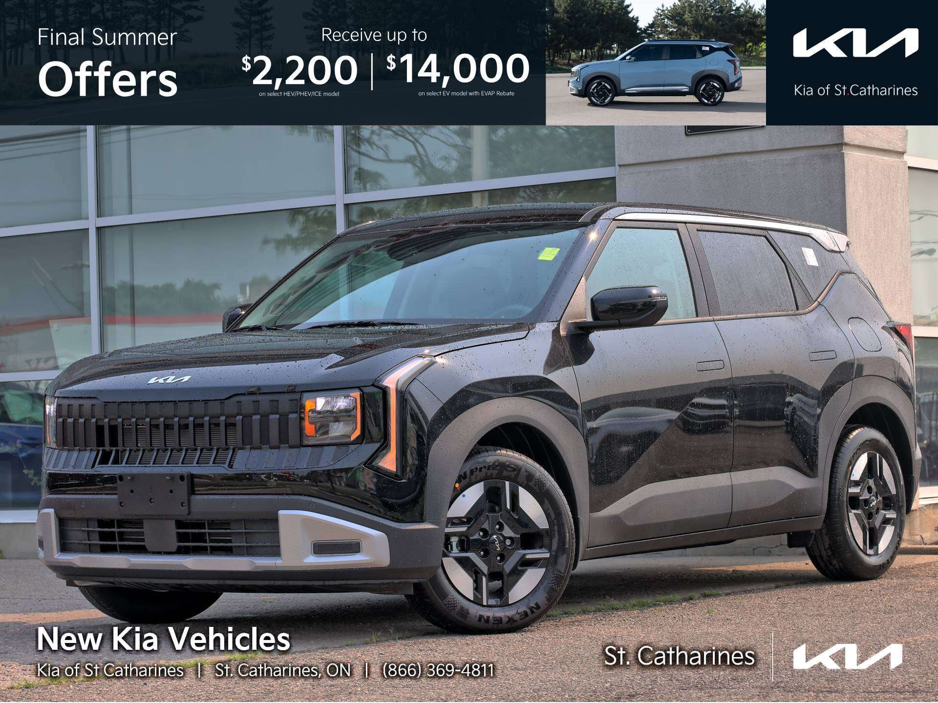 Black 2027 Kia Seltos SUV / Crossover Front-Wheel Drive Automatic