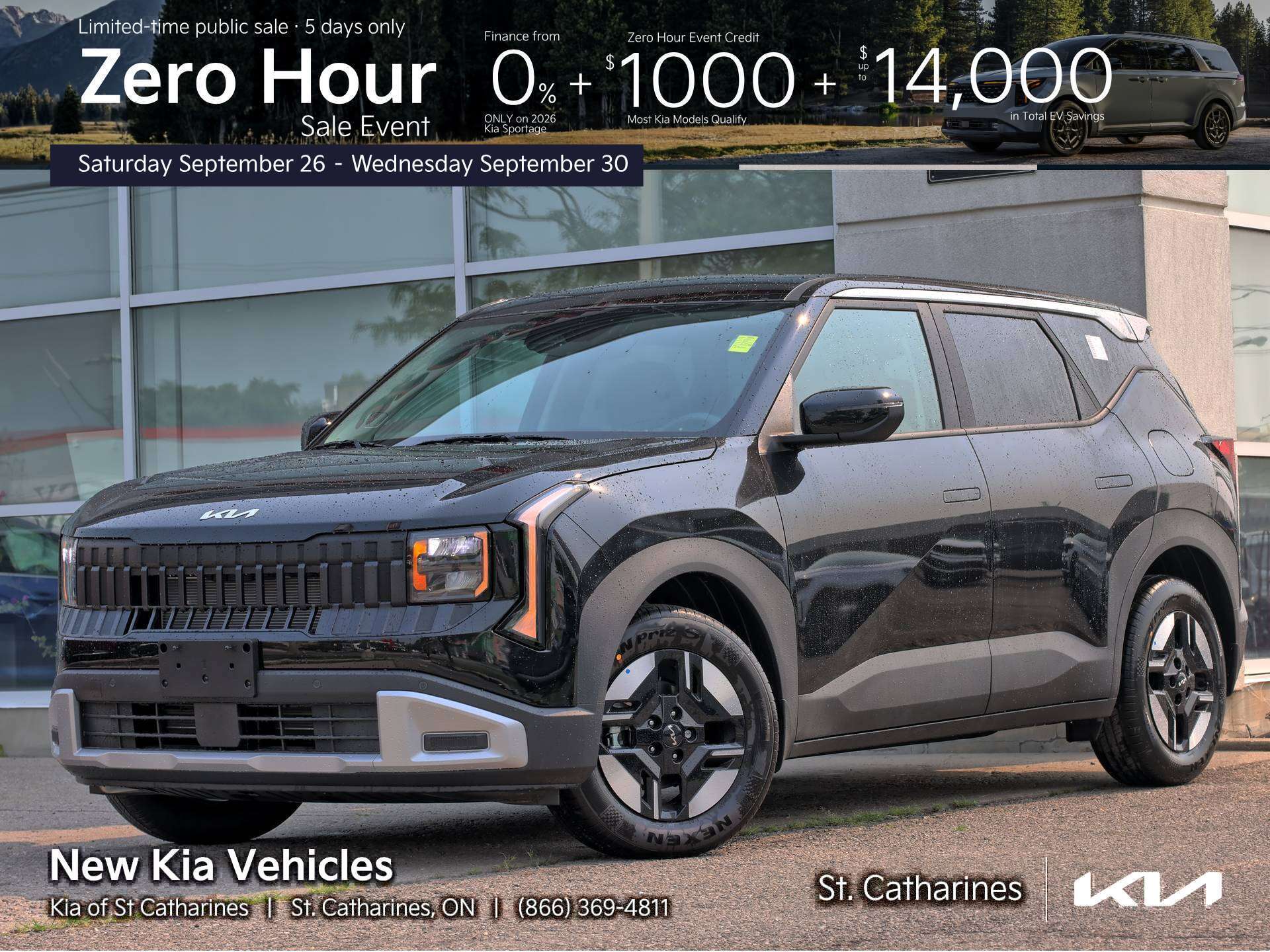 Black 2027 Kia Seltos SUV / Crossover Front-Wheel Drive Automatic
