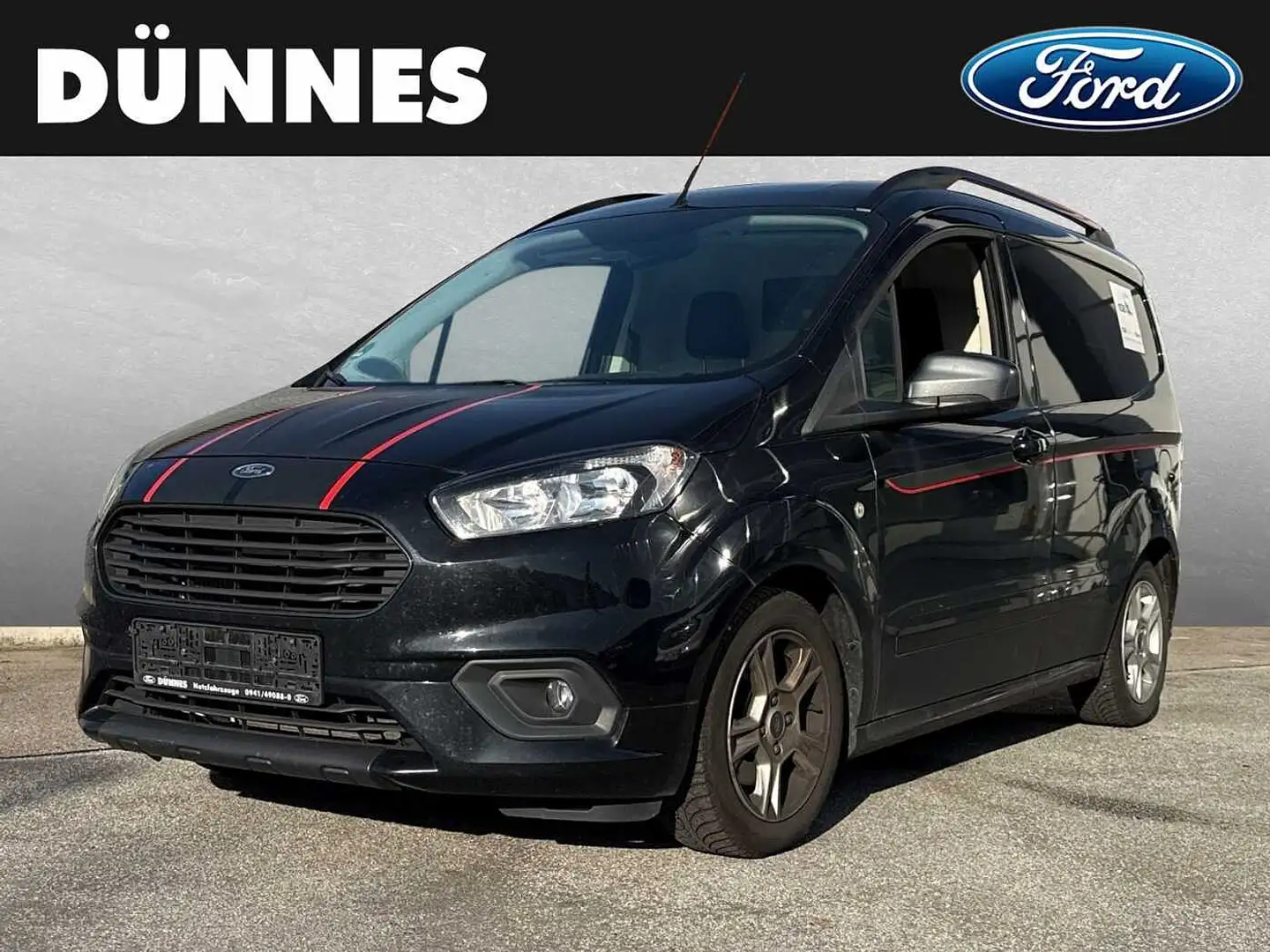Ford Transit Courier Kastenwagen Sport Schwarz - 1