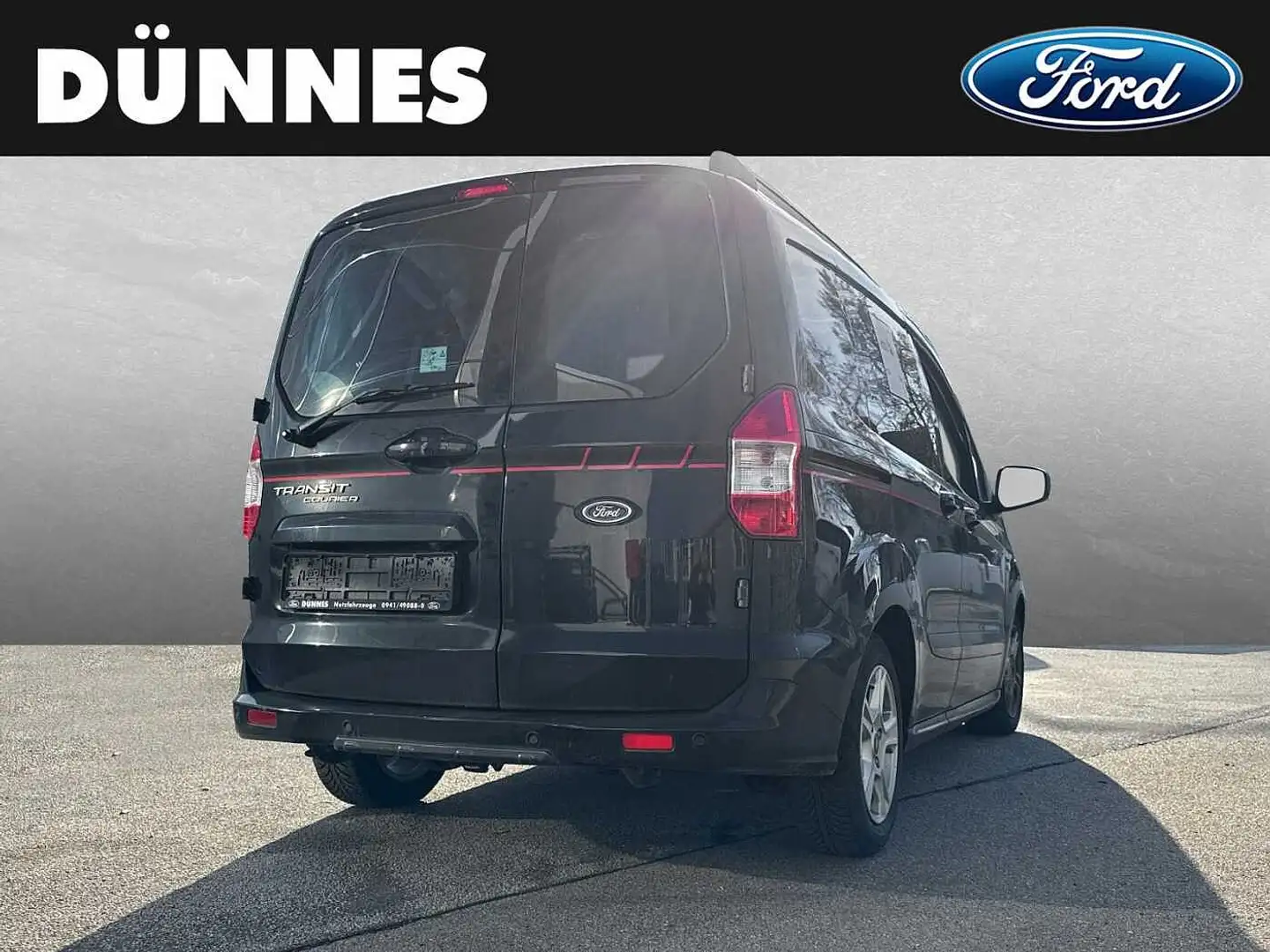 Ford Transit Courier Kastenwagen Sport Schwarz - 2
