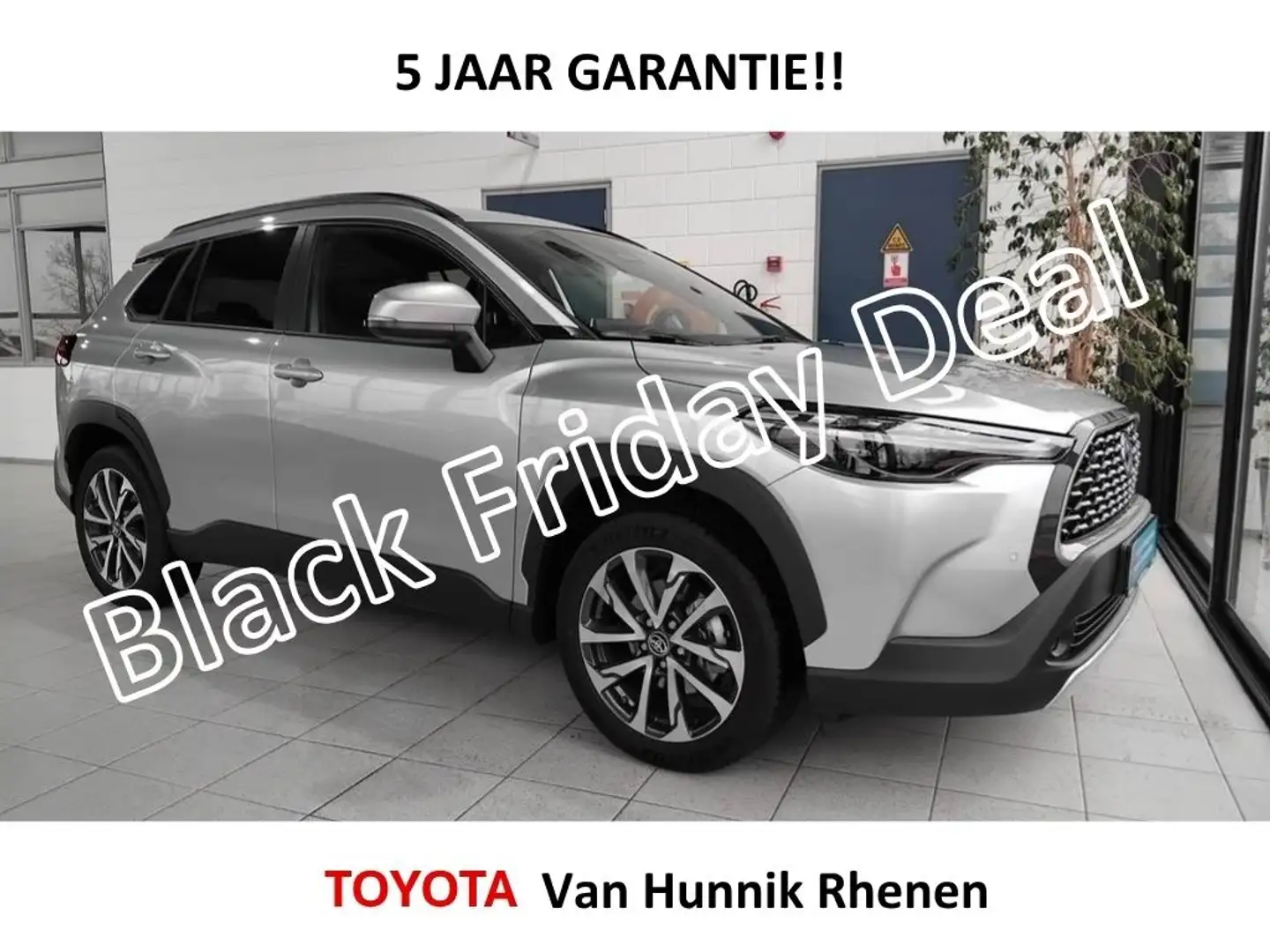 Toyota Corolla Cross 1.8 Style | Stoelverw | Dodehoekdetectie | Parksen Zilver - 1
