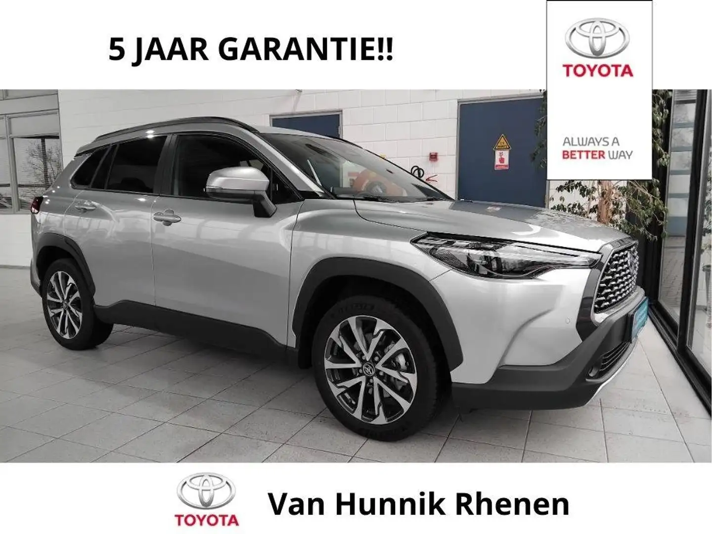 Toyota Corolla Cross 1.8 Style | Stoelverw | Dodehoekdetectie | Parksen Argento - 1