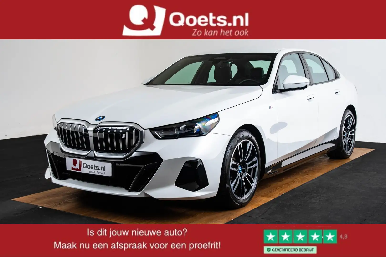 BMW i5 eDrive40 84 kWh M Sport - Trekhaak - Elektrisch ve Білий - 1