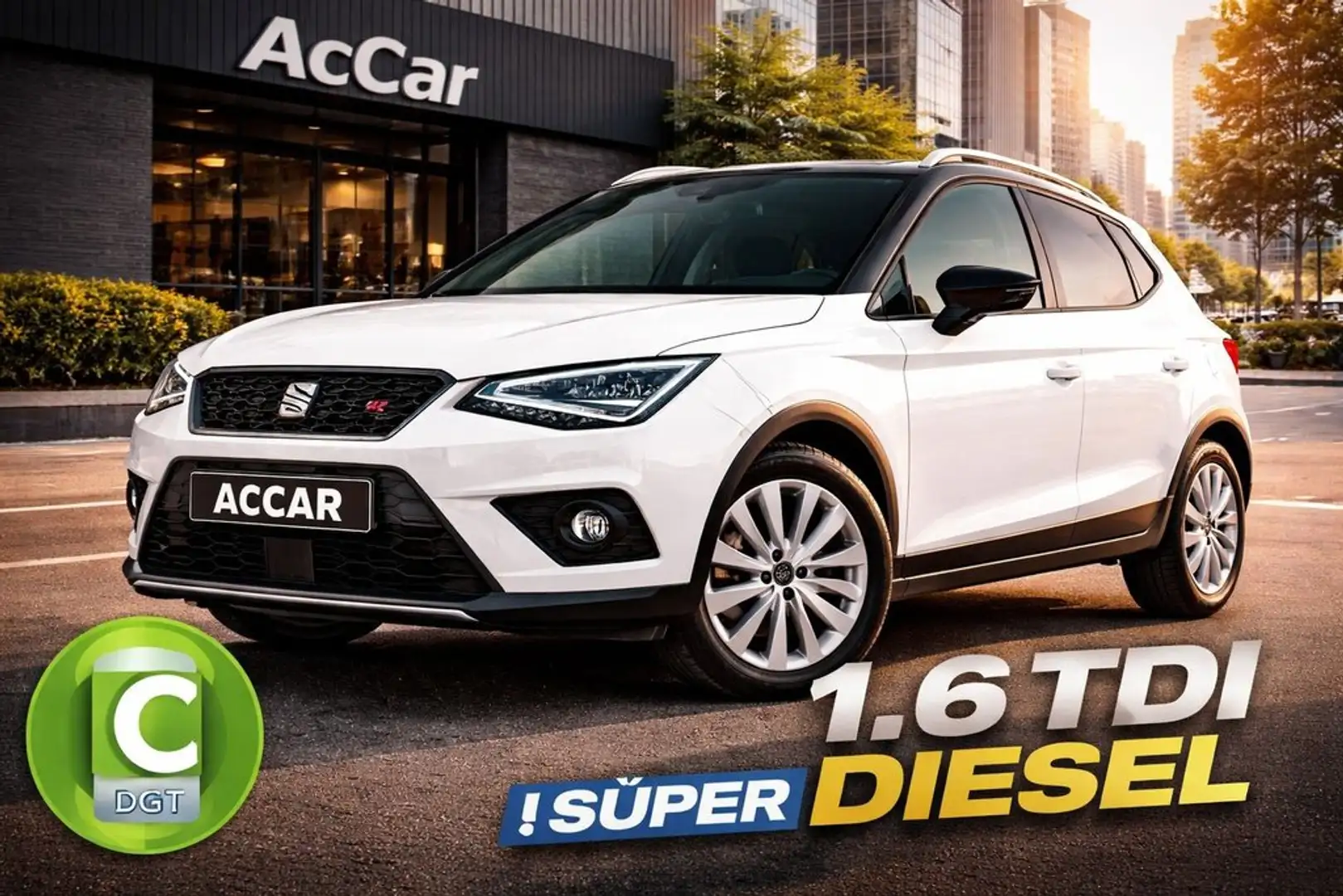 SEAT Arona 1.6 TDI 70kW (95CV) Xcellence Ecomotive Blanco - 1