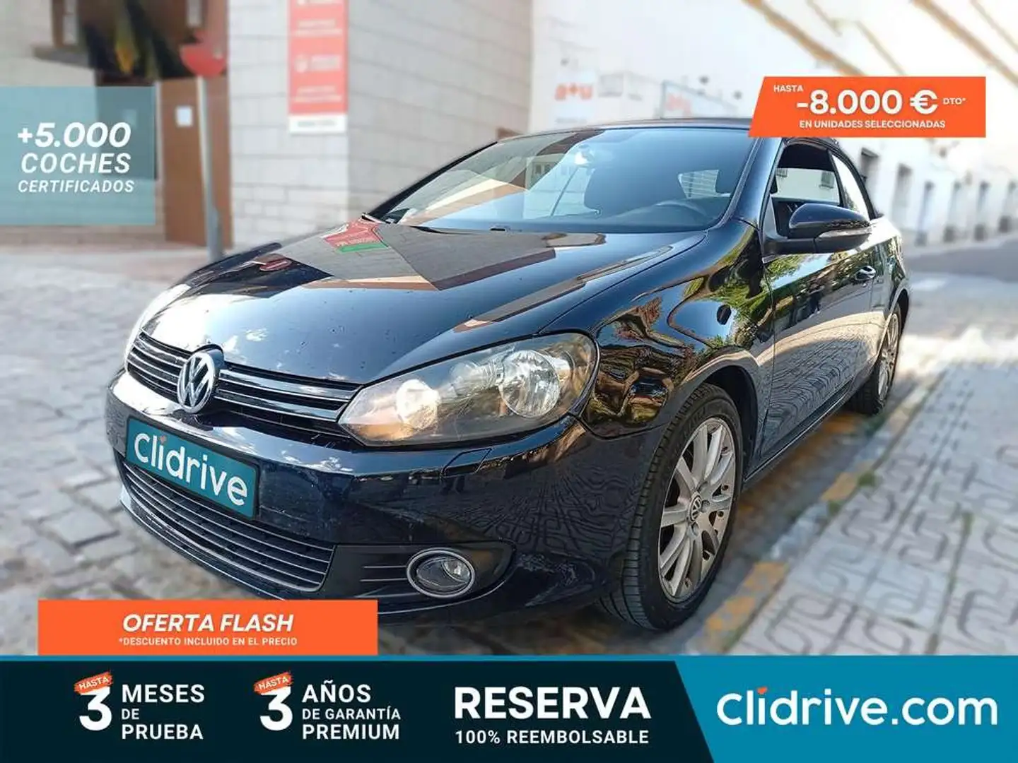 Volkswagen Golf Cabrio 1.6 TDI 105cv BlueMotion Tech Negro - 1