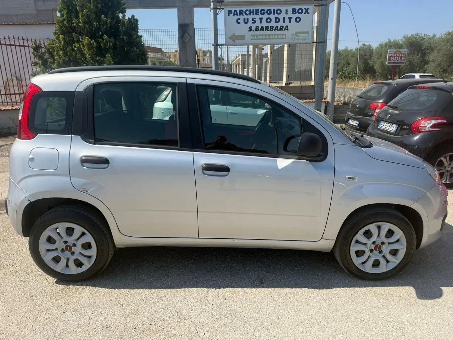 Fiat Panda Panda 0.9 t.air t. natural power Lounge 80cv E5+ Argent - 2