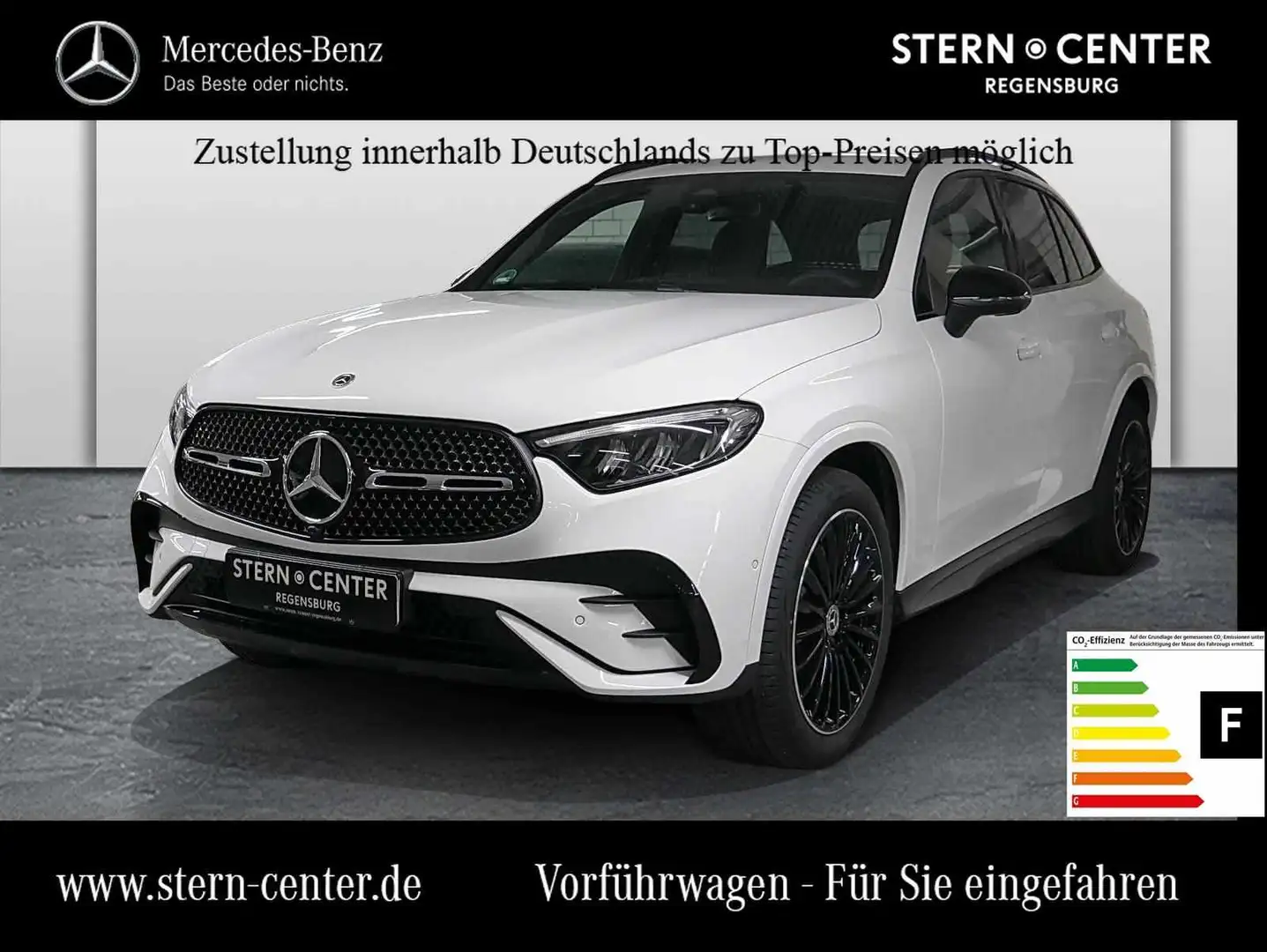 Mercedes-Benz GLC 200 4MATIC AMG MBUX Night Ambiente LED 360 Blanc - 1