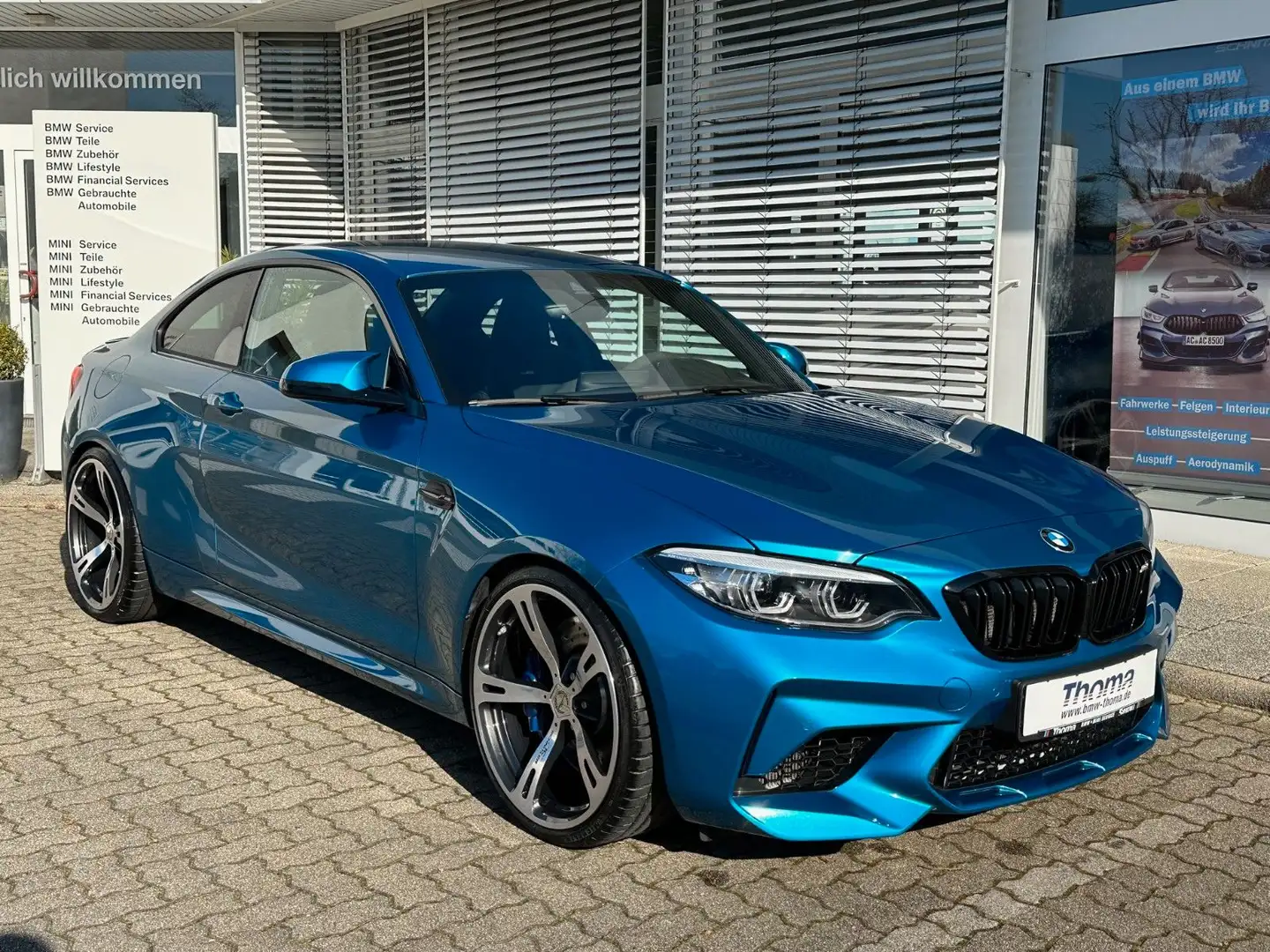 BMW M2 Competition DKG +Hifi h/k +RFK +AC Schnitzer Bleu - 2