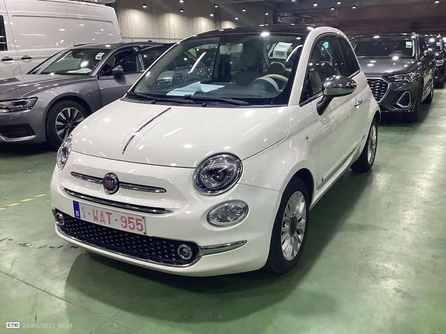 Fiat 500 1.2 Lounge Weiß - 1
