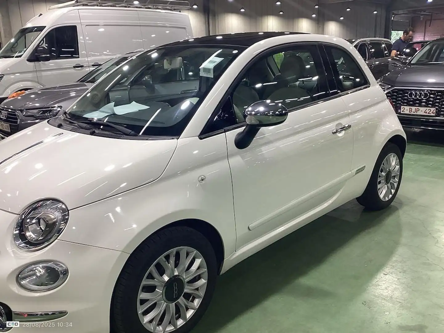 Fiat 500 1.2 Lounge Weiß - 2