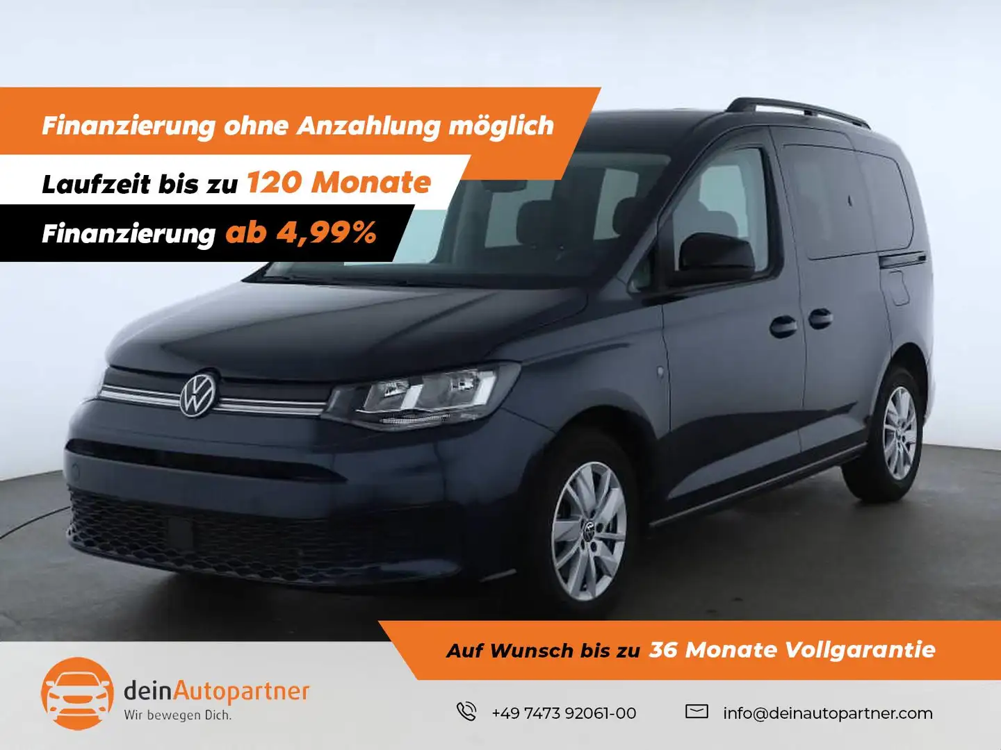 Volkswagen Caddy Life NAVI/AHK/KLIMA/RFK/SHZ/PDC/VIRTUAL COCKPIT Blau - 1