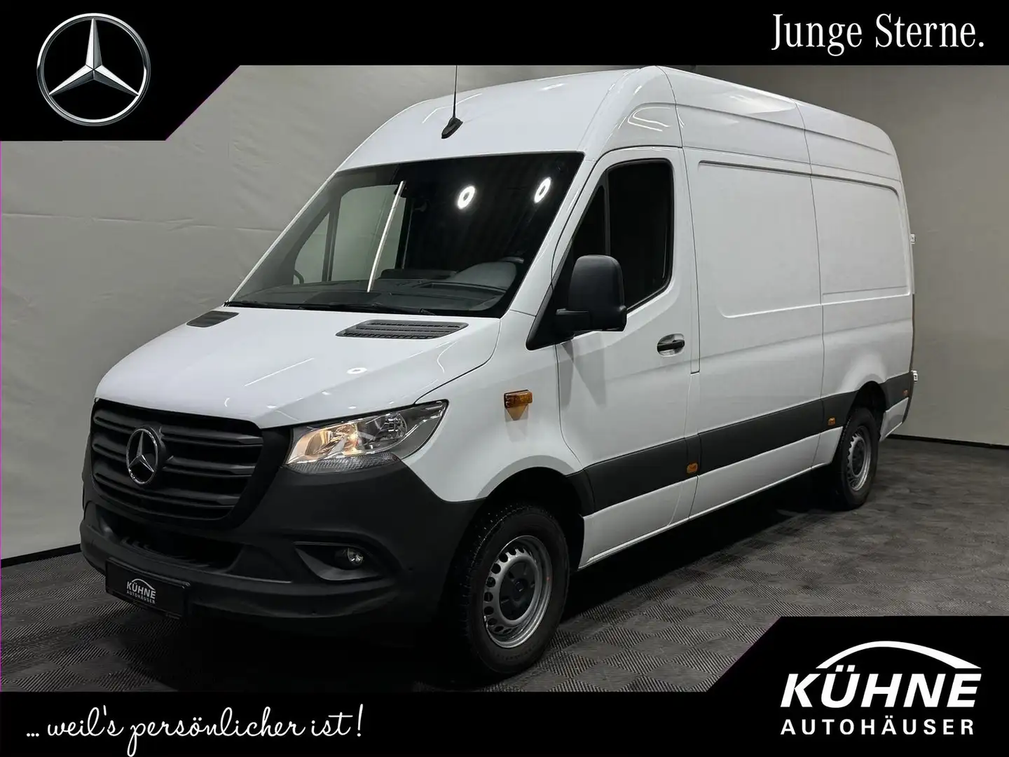 Mercedes-Benz Sprinter 317 CDI Kasten Hochdach MBUX 360° SHZ Weiß - 1