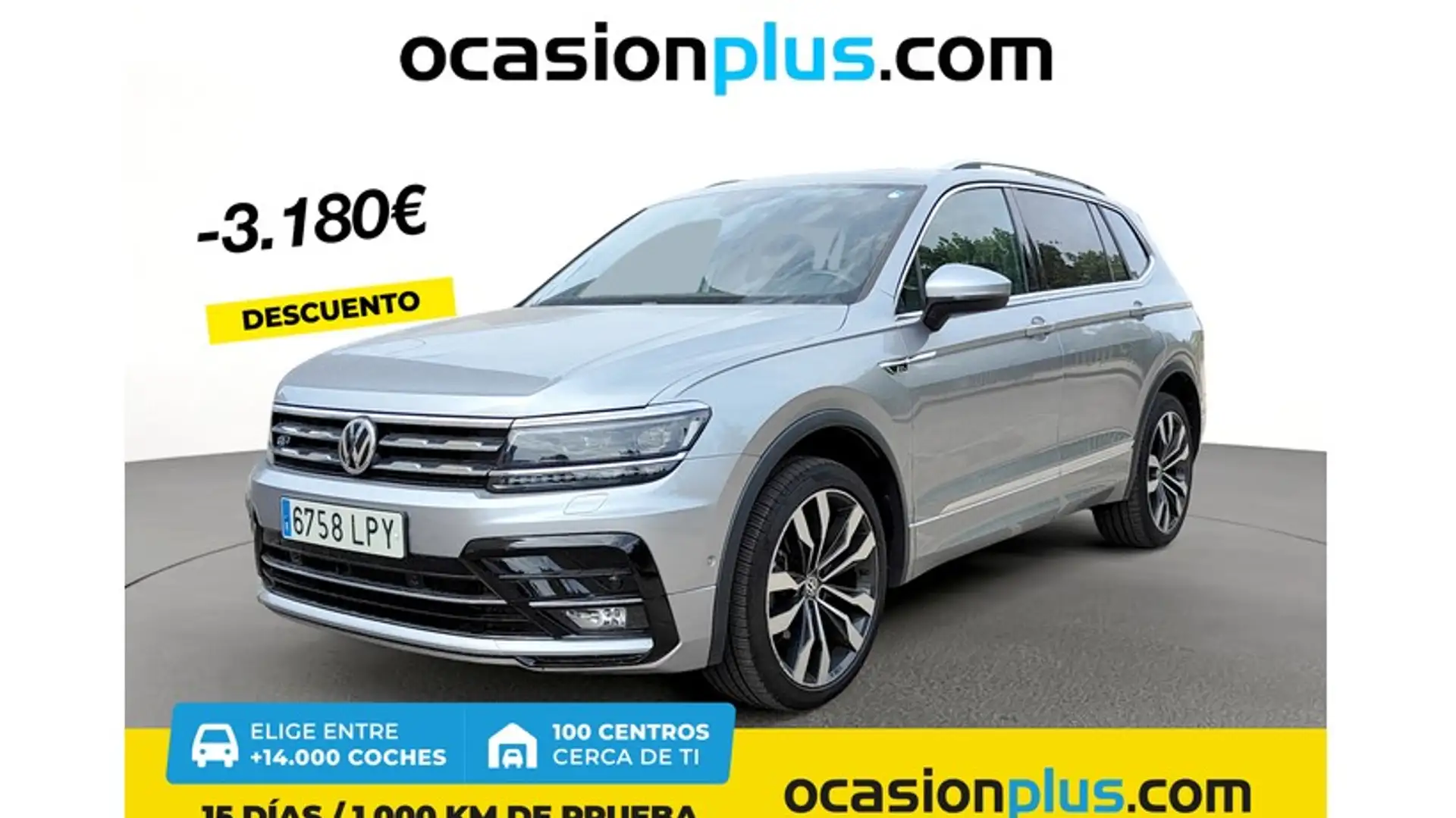 Volkswagen Tiguan Allspace 2.0TDI Sport 4M DSG 110kW Plateado - 1