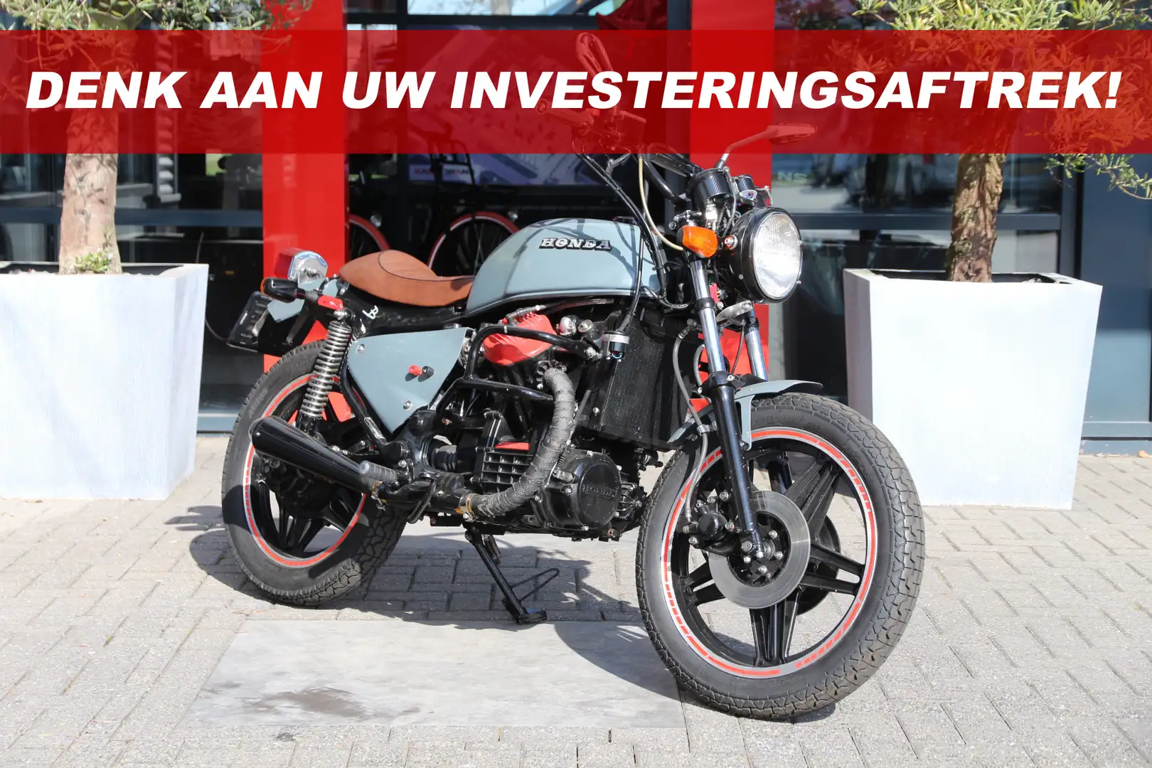 Honda CX 500 | V-twin | 1984 | 4.500KM.. Grijs - 1