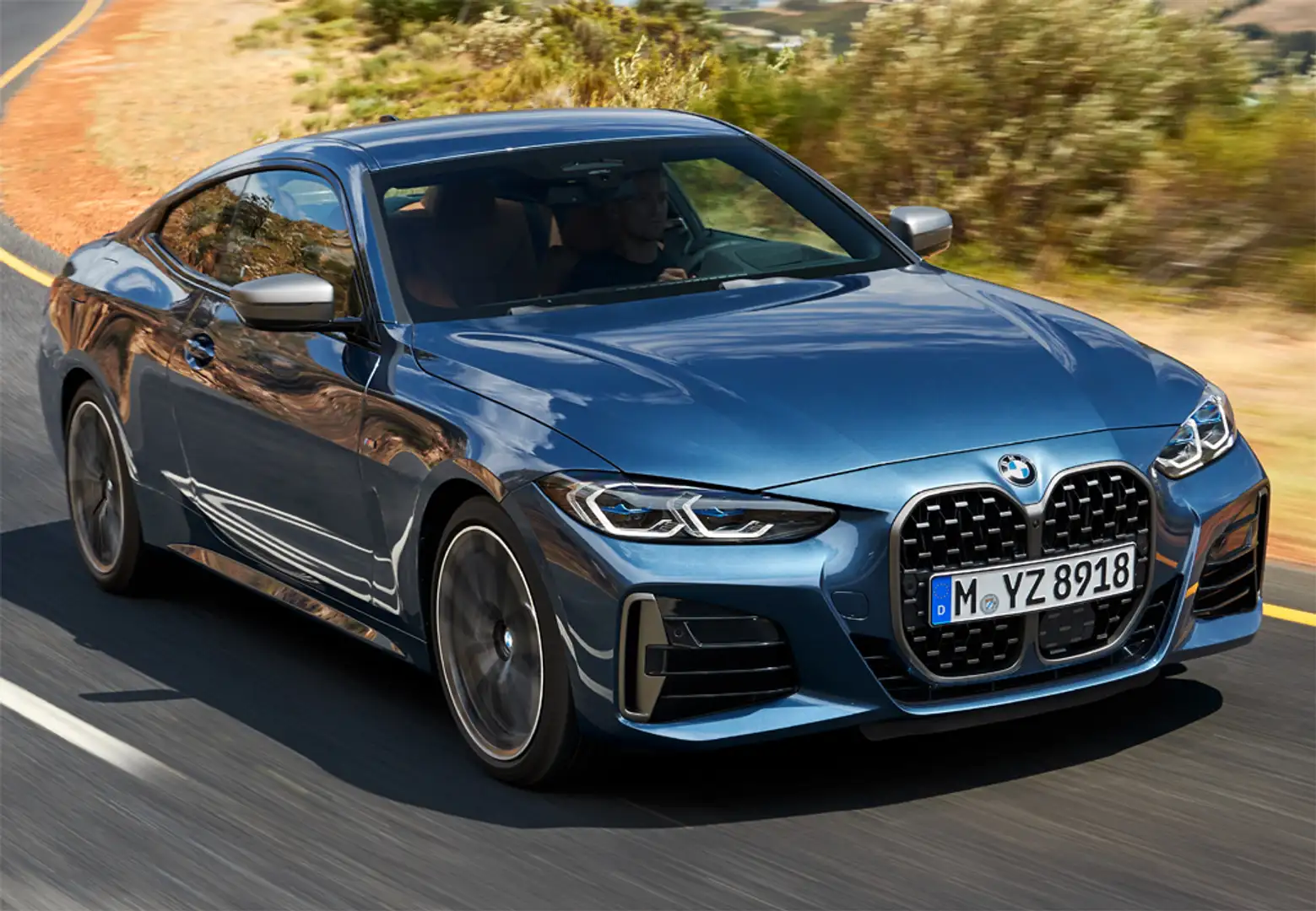 BMW 420 420dA Coupé Gris - 2