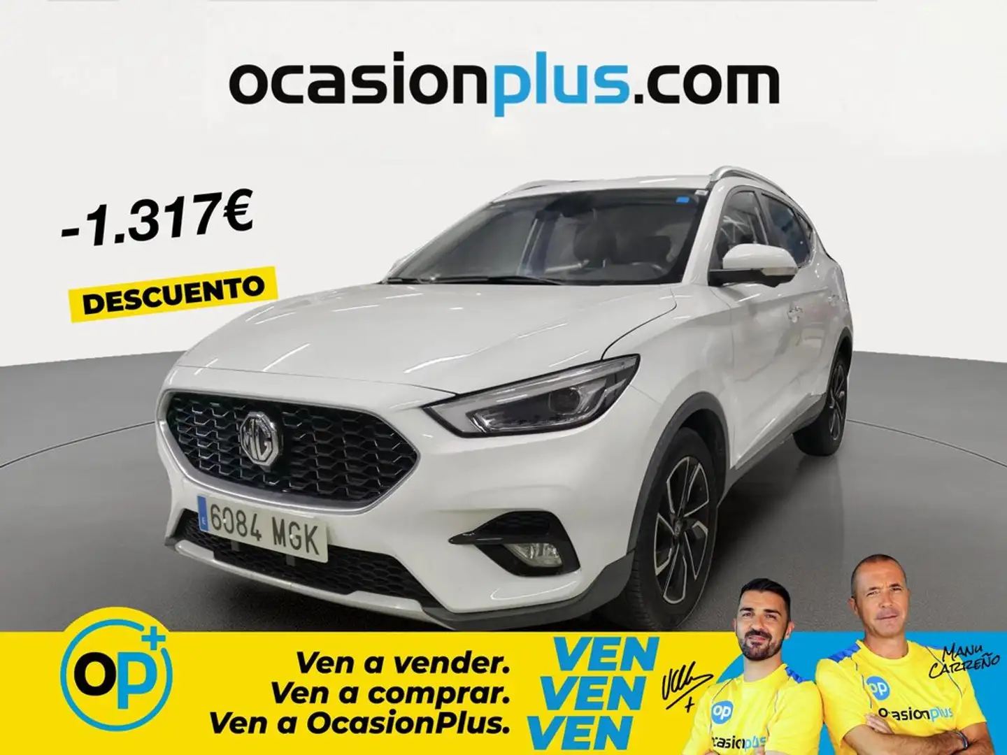 MG ZS 1.0 T-GDI Luxury Aut. 82kW Blanco - 1