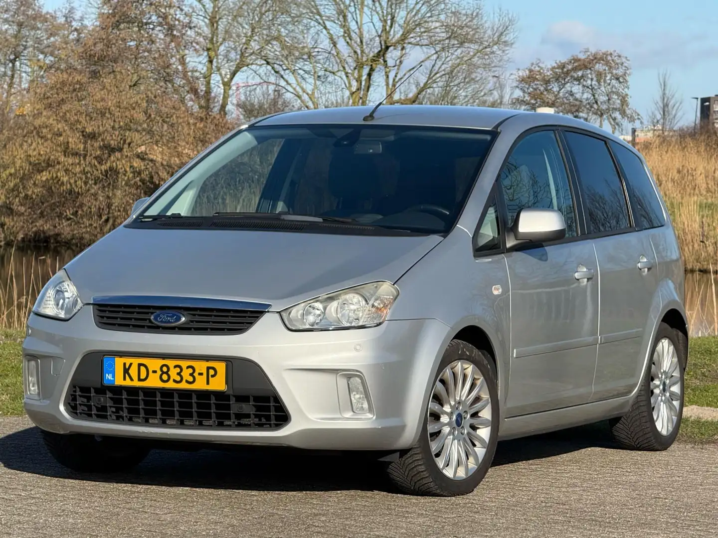 Ford C-Max 1.6-16V Ghia - Silverstone Grey - Keurig en fris Szary - 2