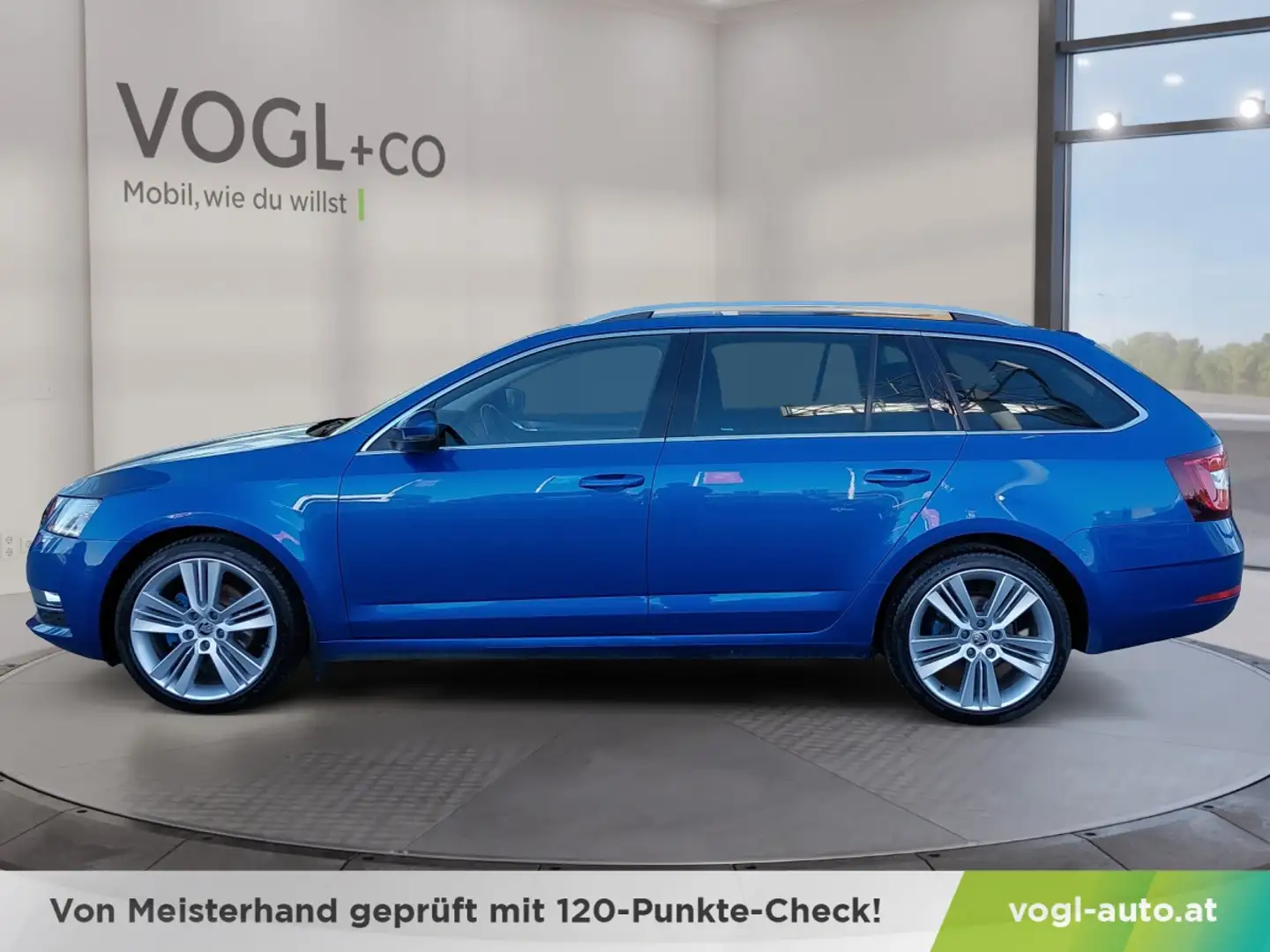 Skoda Octavia Combi 2,0 Style TDI 4x4 Blau - 2
