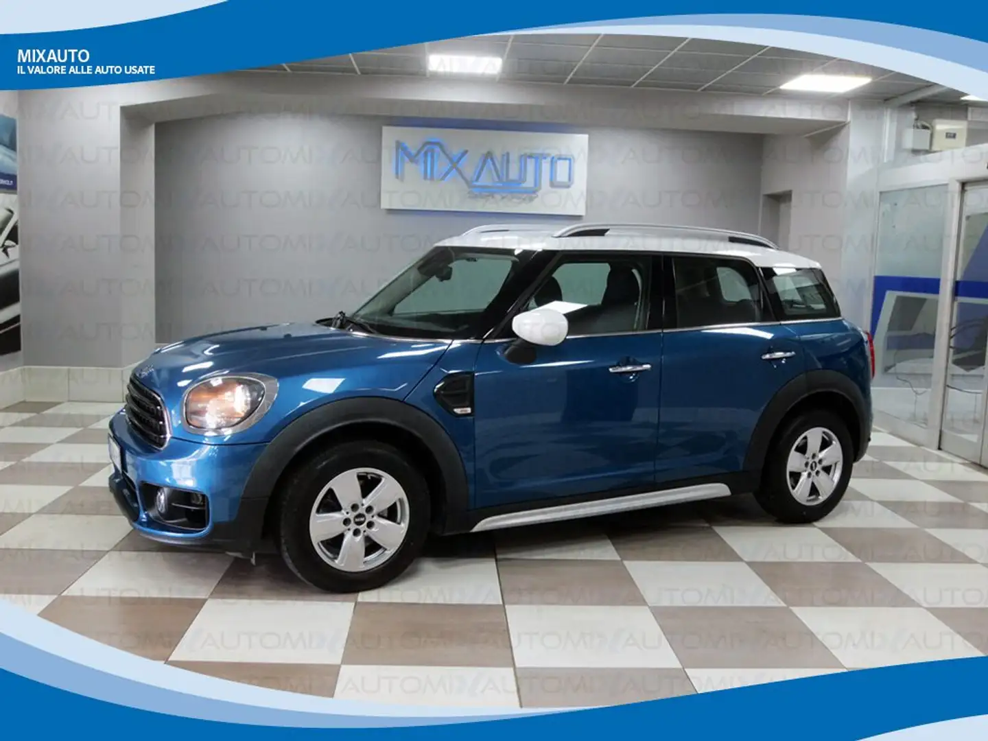 MINI Cooper D Countryman AUT EU6 Bleu - 1