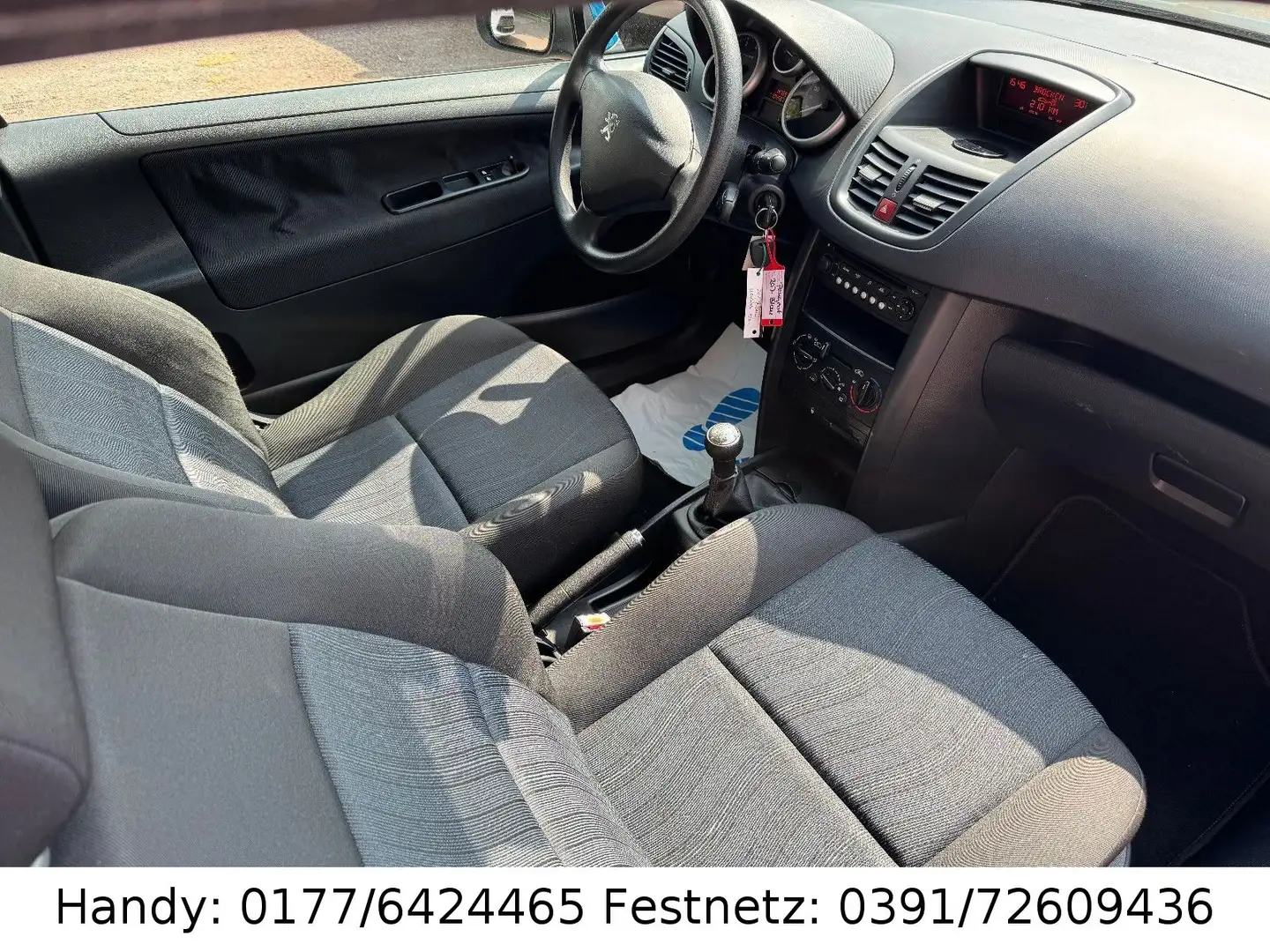 Peugeot 207 1.4 KLIMA/el.FH/ZV mit FB/SERVO/2.HAND Bleu - 2