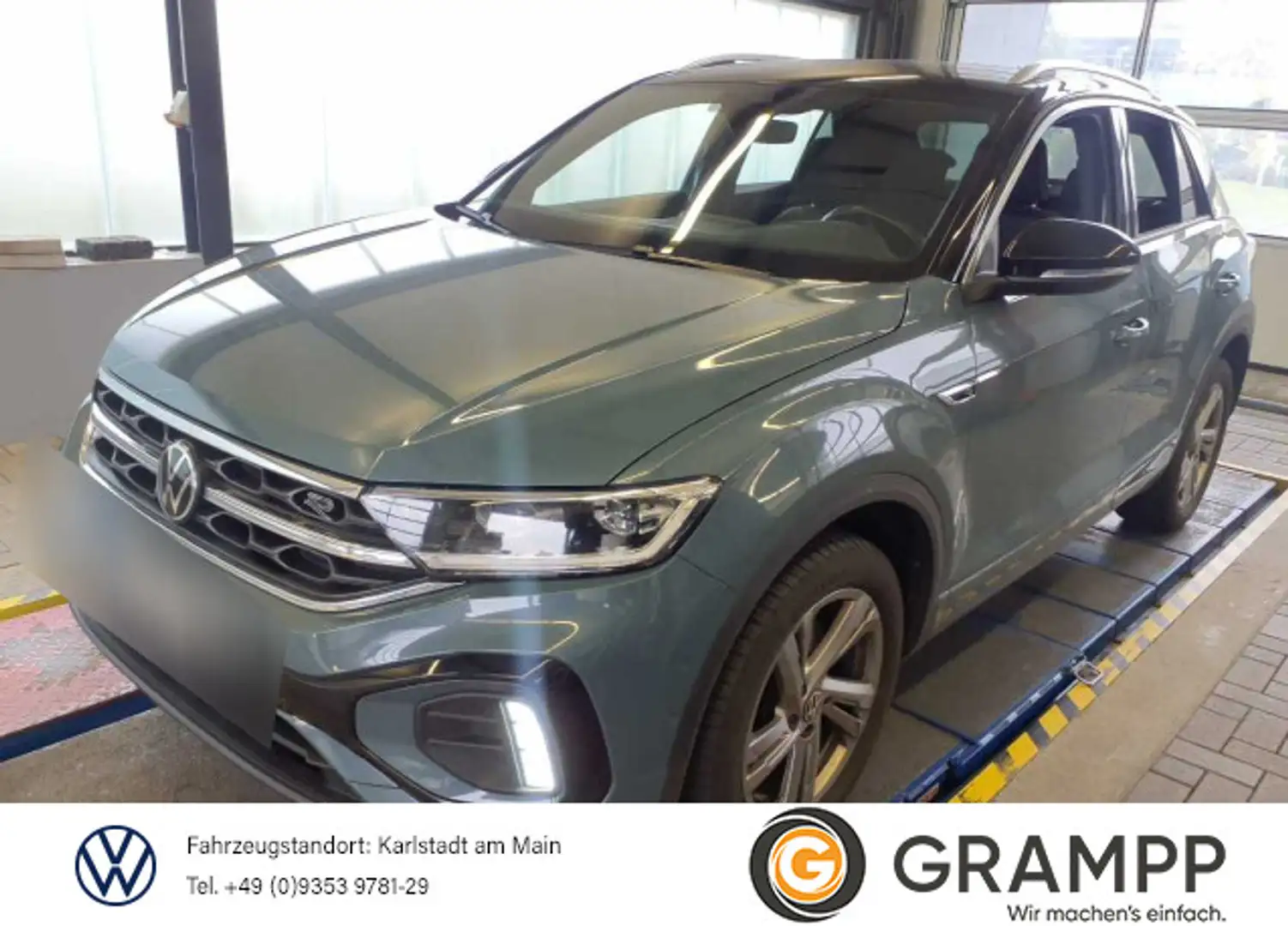 Volkswagen T-Roc T-ROC R-Line 2.0TDI DSG +AHK+KAMERA+LED+ASSISTS+ Blau - 1