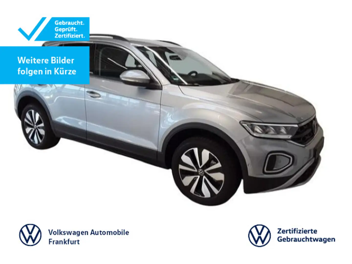 Volkswagen T-Roc 1.5 TSI MOVE Navi LED DAB+ FrontAssist Plateado - 1