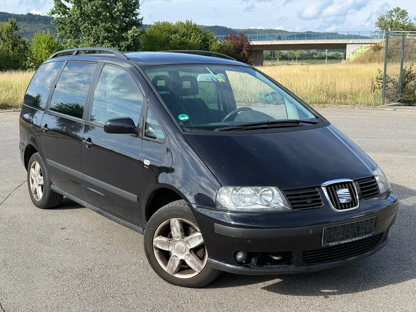 SEAT Alhambra Alhambra 2.0 TDI Klima | 7 Sitzer | TÜV 08/2027 Чёрный - 1