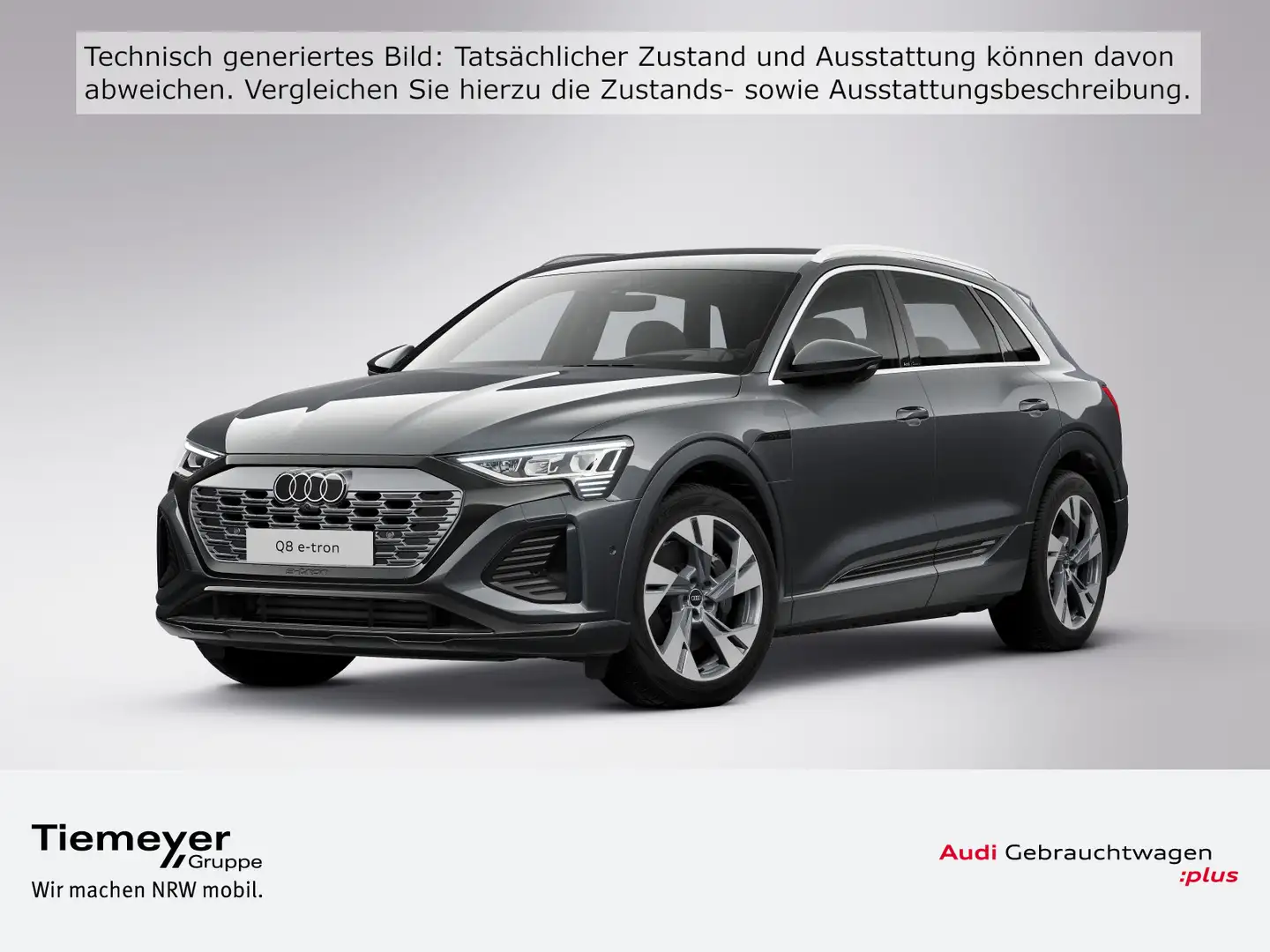 Audi Q8 e-tron 55 Q 2x S LINE LM20 HuD KAMERAS MATRIX Grigio - 1