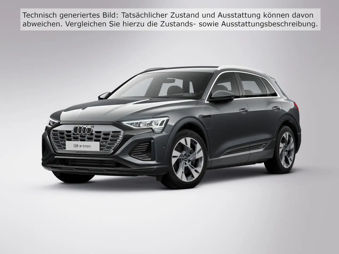 Audi Q8 e-tron 55 Q 2x S LINE LM20 HuD KAMERAS MATRIX Grigio - 2