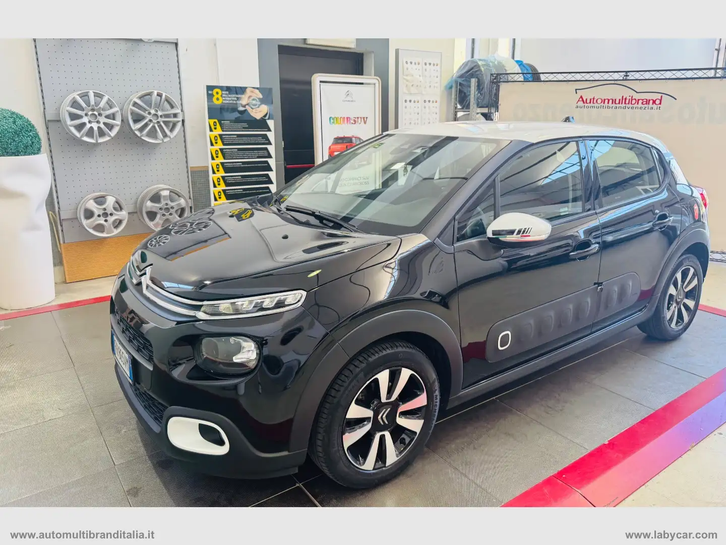 Citroen C3 PureTech 82 Shine !!!TETTO BIANCO!!! Nero - 1