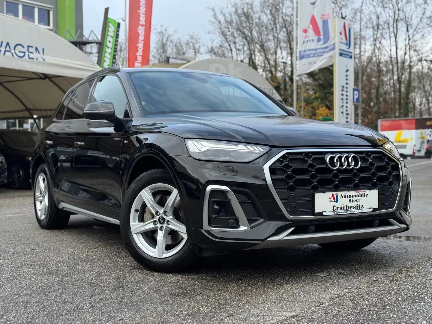 Audi Q5 35 TDI Sport S-tronic+S line+Navi+Head-Up-D+Matrix Schwarz - 1