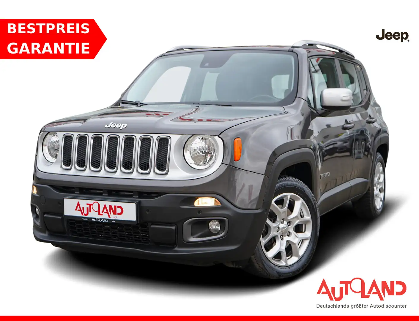 Jeep Renegade 1.4 Limited FWD LED DAB PDC Spurwechsel Grau - 1