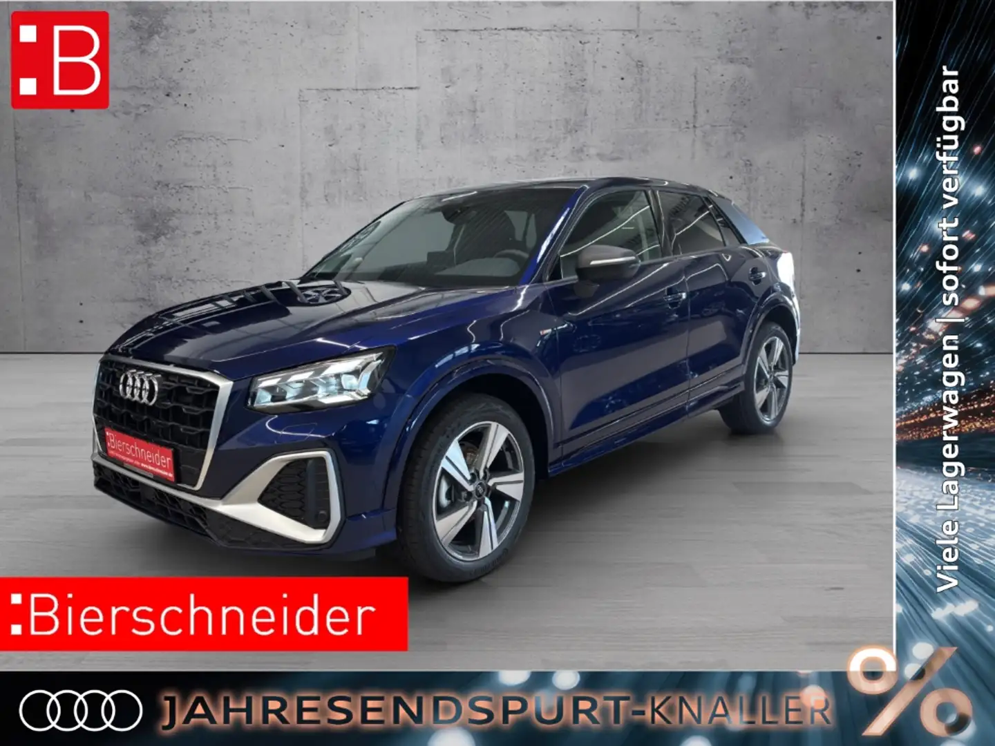 Audi Q2 30 TFSI S line MATRIX 18 GRA PDC CONNECT Azul - 1