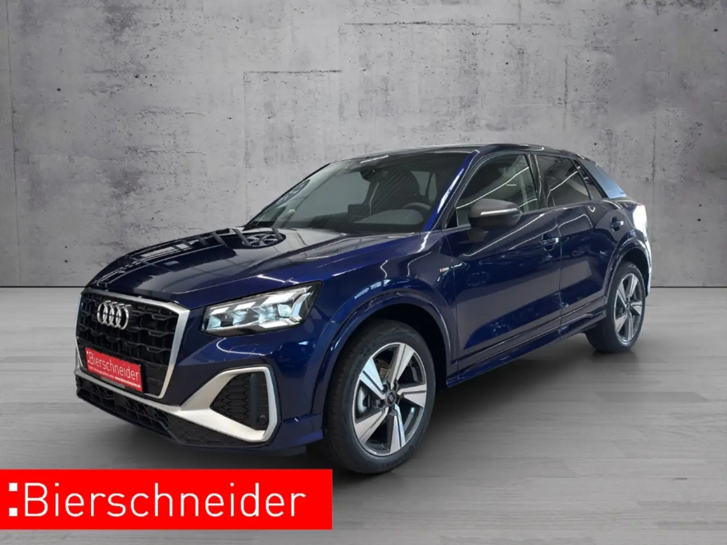Audi Q2 30 TFSI S line MATRIX 18 GRA PDC CONNECT Blau - 1