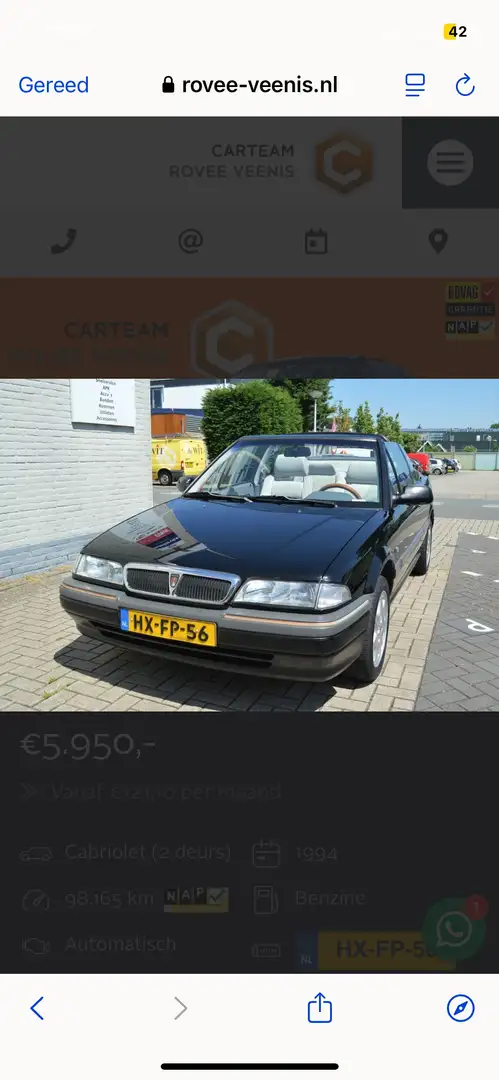 Rover 216 216i Cabriolet - 2