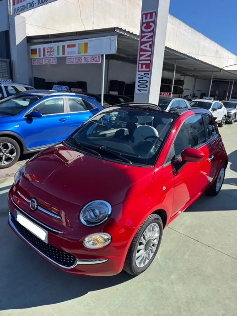 Fiat 500C 1.0 Hybrid Dolcevita 52kW Rojo - 1