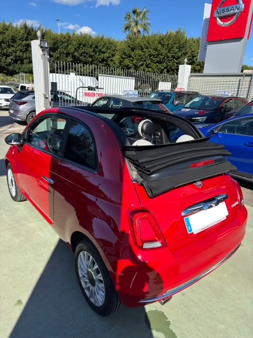 Fiat 500C 1.0 Hybrid Dolcevita 52kW Rojo - 2