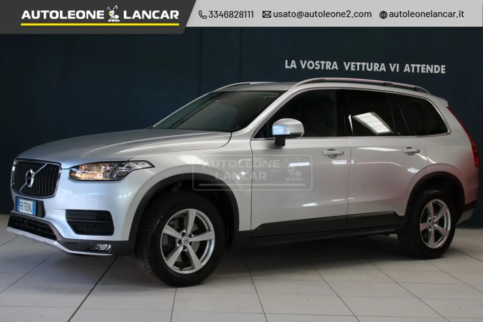Volvo XC90 2.0 d5 Kinetic awd geartronic 225cv AUTOMATICA 4x4 siva - 1