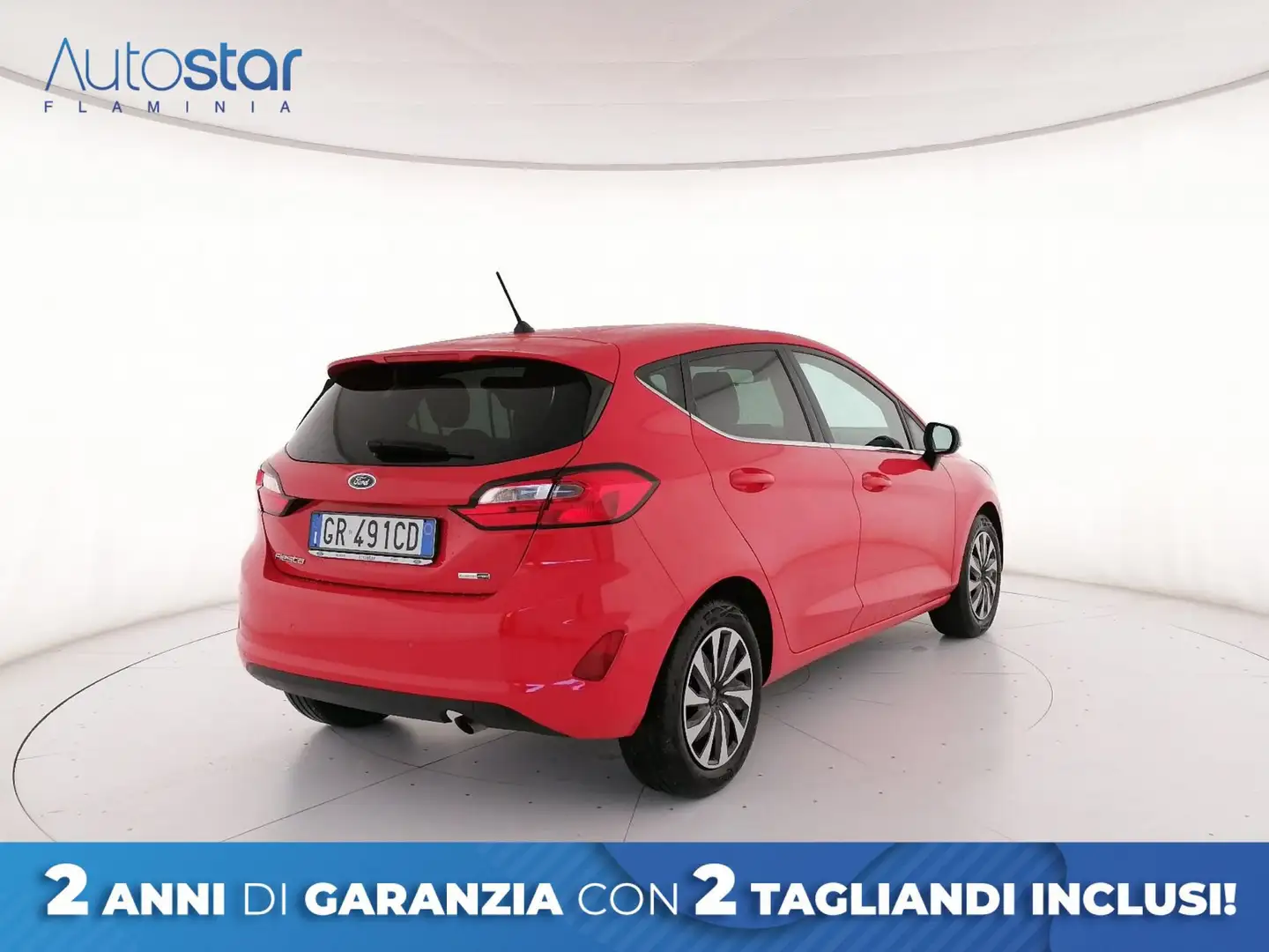 Ford Fiesta 5p 1.0 ecoboost h Titanium 125cv Rosso - 2