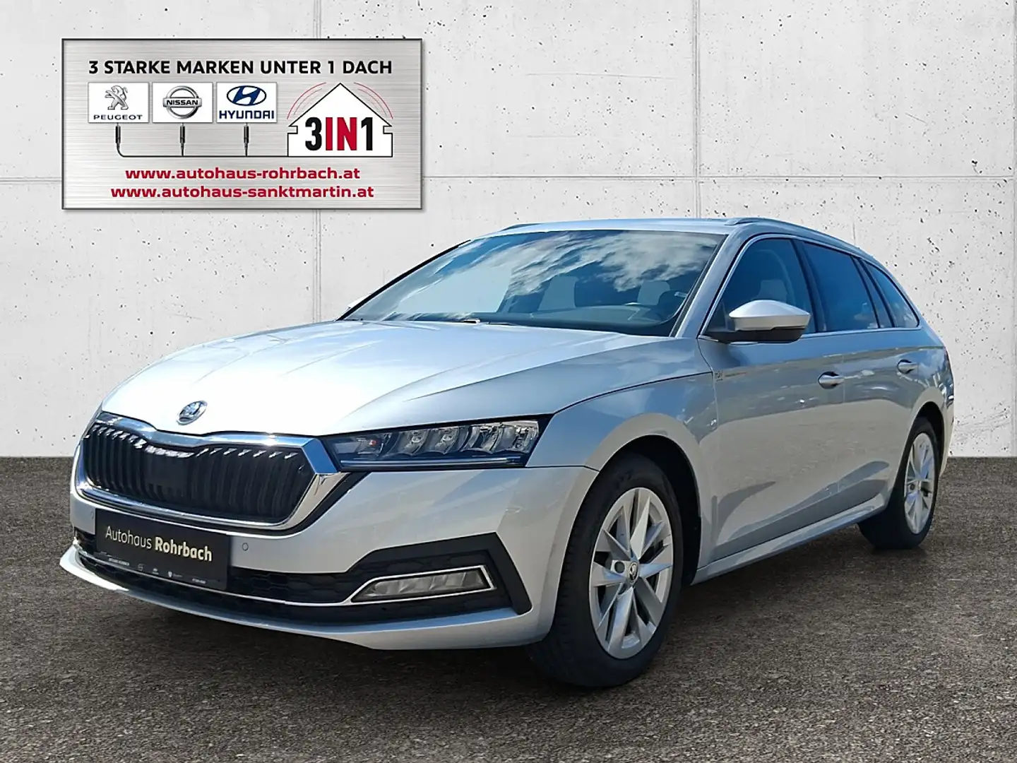 Skoda Octavia Combi 1,0 TSI Style Silber - 1