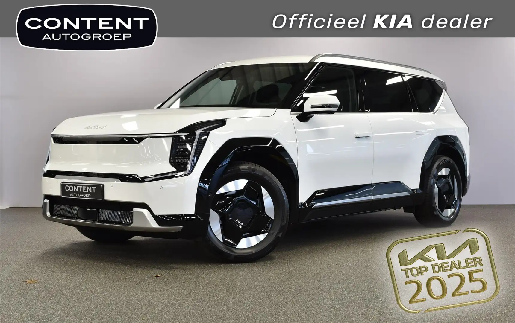 Kia EV9 99,8kWh 204pk RWD Plus NIEUW BESTELLEN Biały - 1