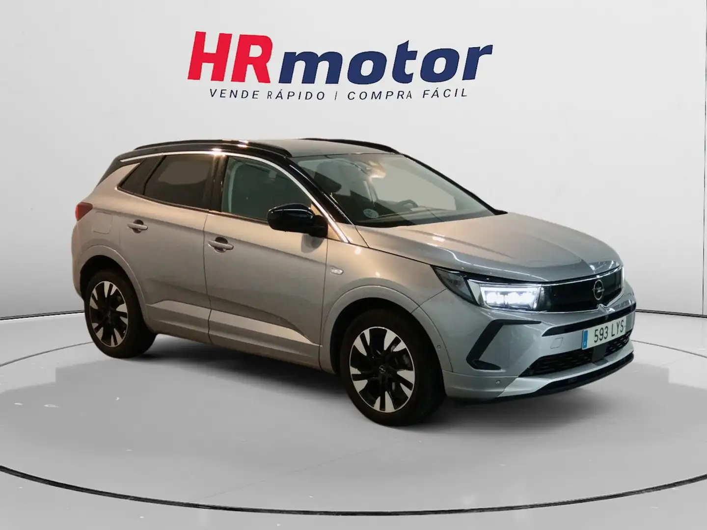 Opel Grandland X 1.2 Turbo Ultimate Gris - 1