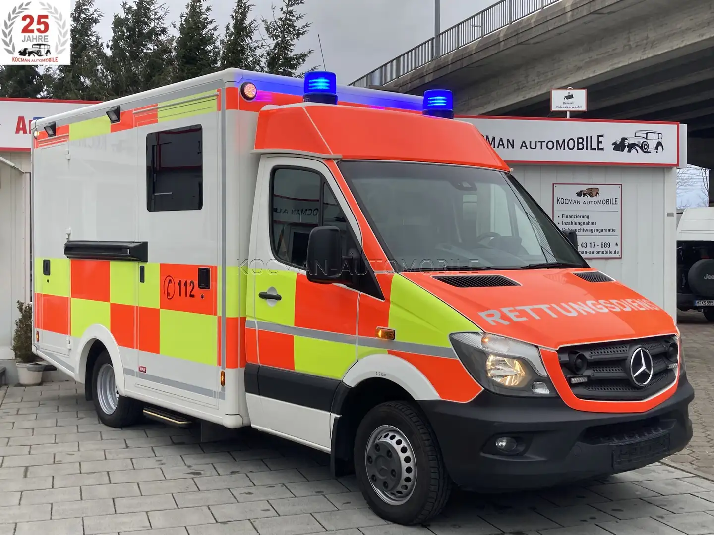 Mercedes-Benz Sprinter 519 CDI Koffer RTW Rettung Ambulanz Ambulance*TOP* Blanco - 1