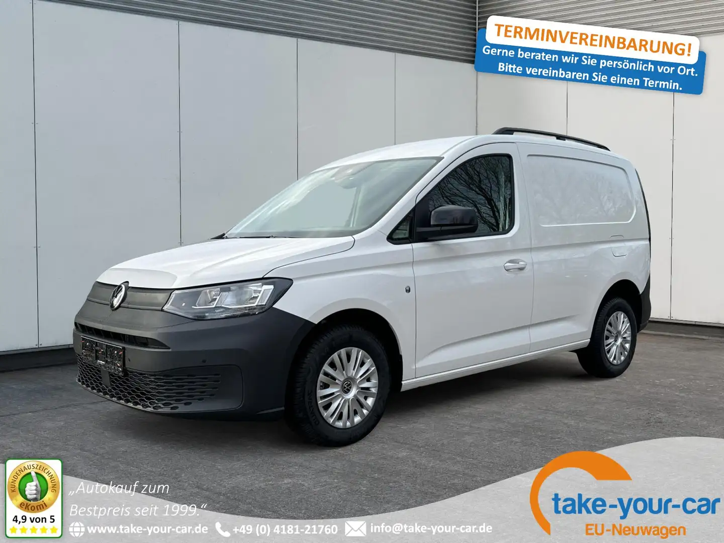 Volkswagen Caddy Cargo PDC+KAMERA+KLIMA+SHZ+GJR 2.0 TDI 75 kW (1... Weiß - 1
