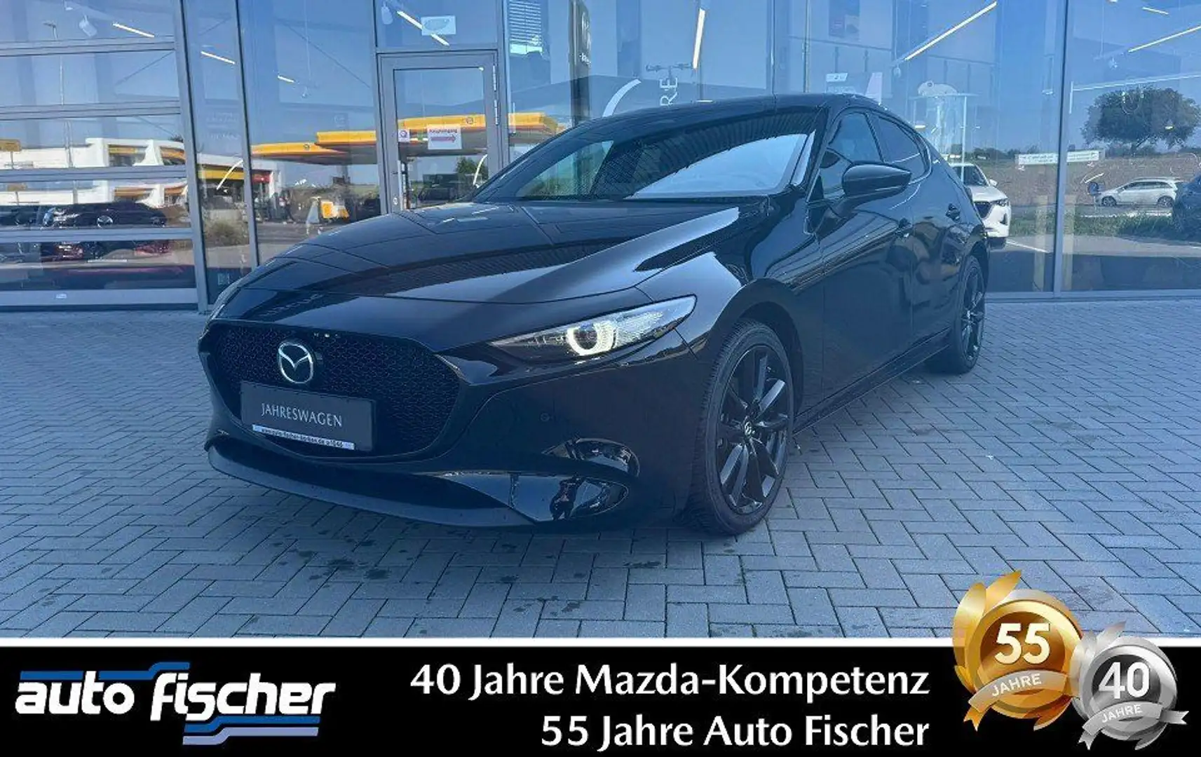 Mazda 3 2.0 (186PS) Autom. Exclusive Daso-P. Desi-P. A Schwarz - 1