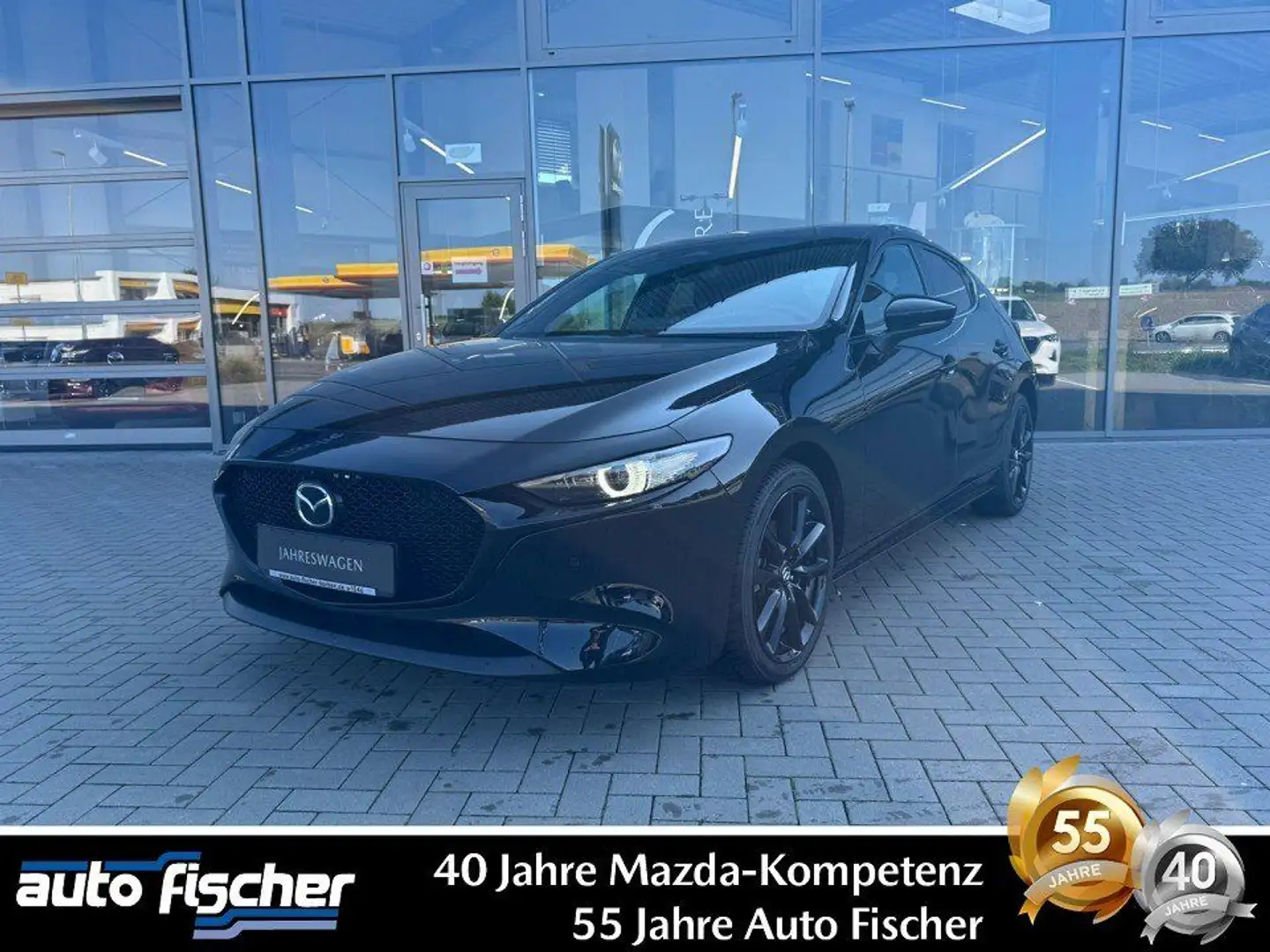 Mazda 3 2.0 (186PS) Autom. Exclusive Daso-P. Desi-P. A Schwarz - 1