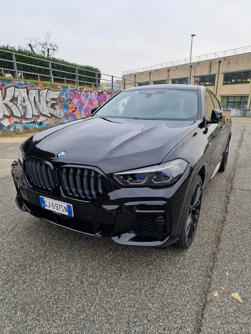 BMW X6 X6 G06 xdrive30d mhev 48V Msport auto Nero - 2