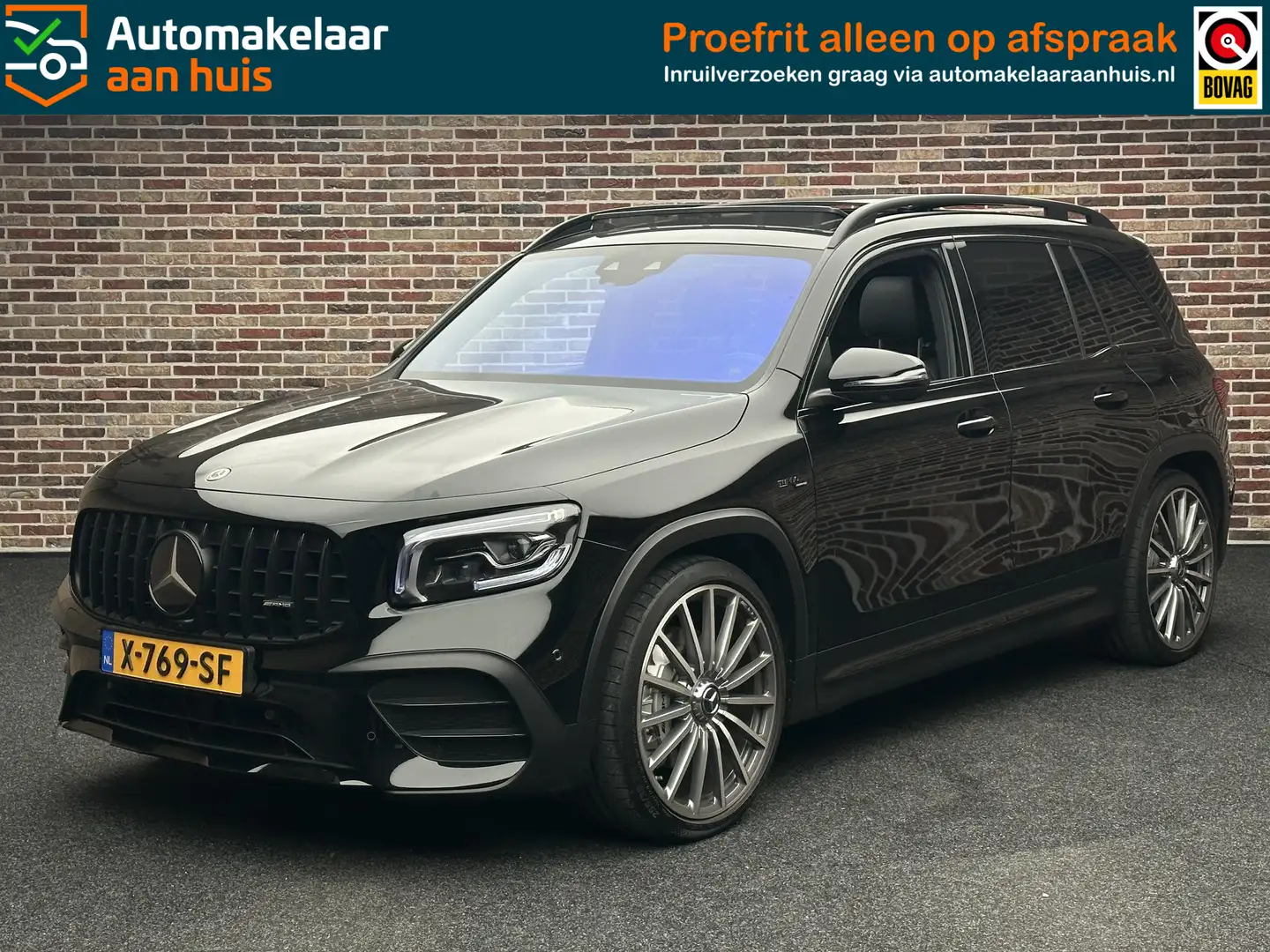 Mercedes-Benz GLB 35 AMG 4MATIC DAK STOELVENTILATIE 360 SFEER MEMORY BURMES Černá - 1