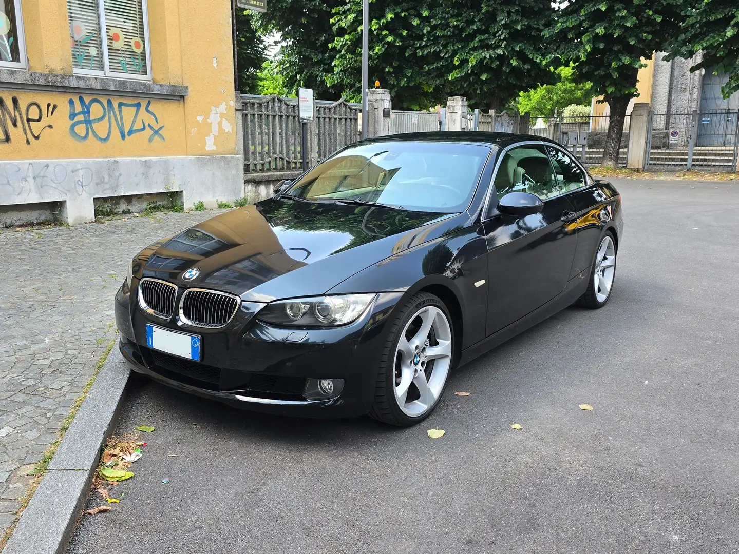 BMW 325 Serie 3 E93 325i Cabrio Nero - 2